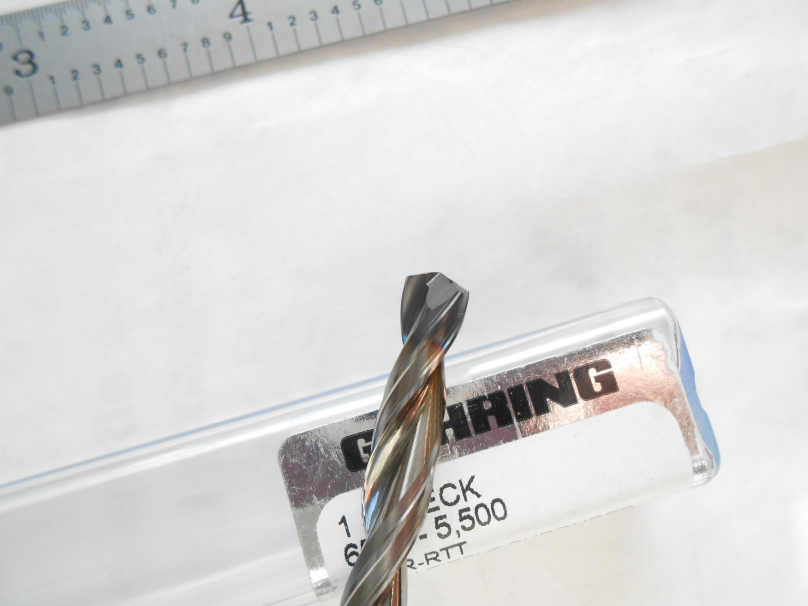 NEW GUHRING SOLID CARBIDE 15XD H.P. DRILL 5.50MM CUT DIA. X 110MM FL X 150MM OAL