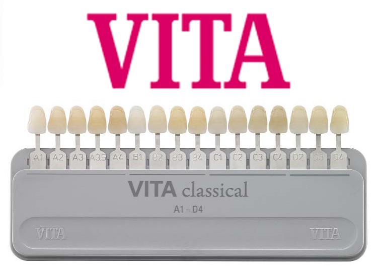 THE ORIGINAL VITA CLASSICAL TOOTH SHADEGUIDE 16 Authentic Dental Colours A1-D4