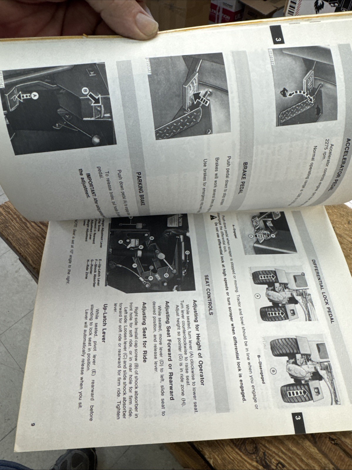 *John Deere JD 862 Scraper Operators Maintenance Manual OM-T64377 A0 ORIGINAL!