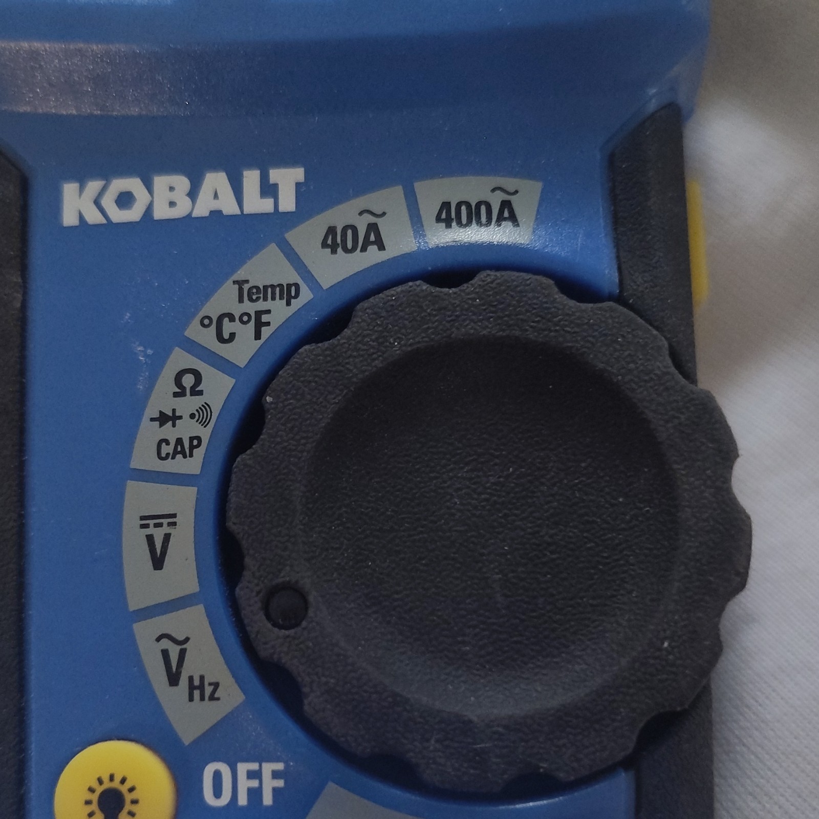 Kobalt DT-9180D True RMS Clamp Meter CAT III 600V 400A NCV 4000 Count