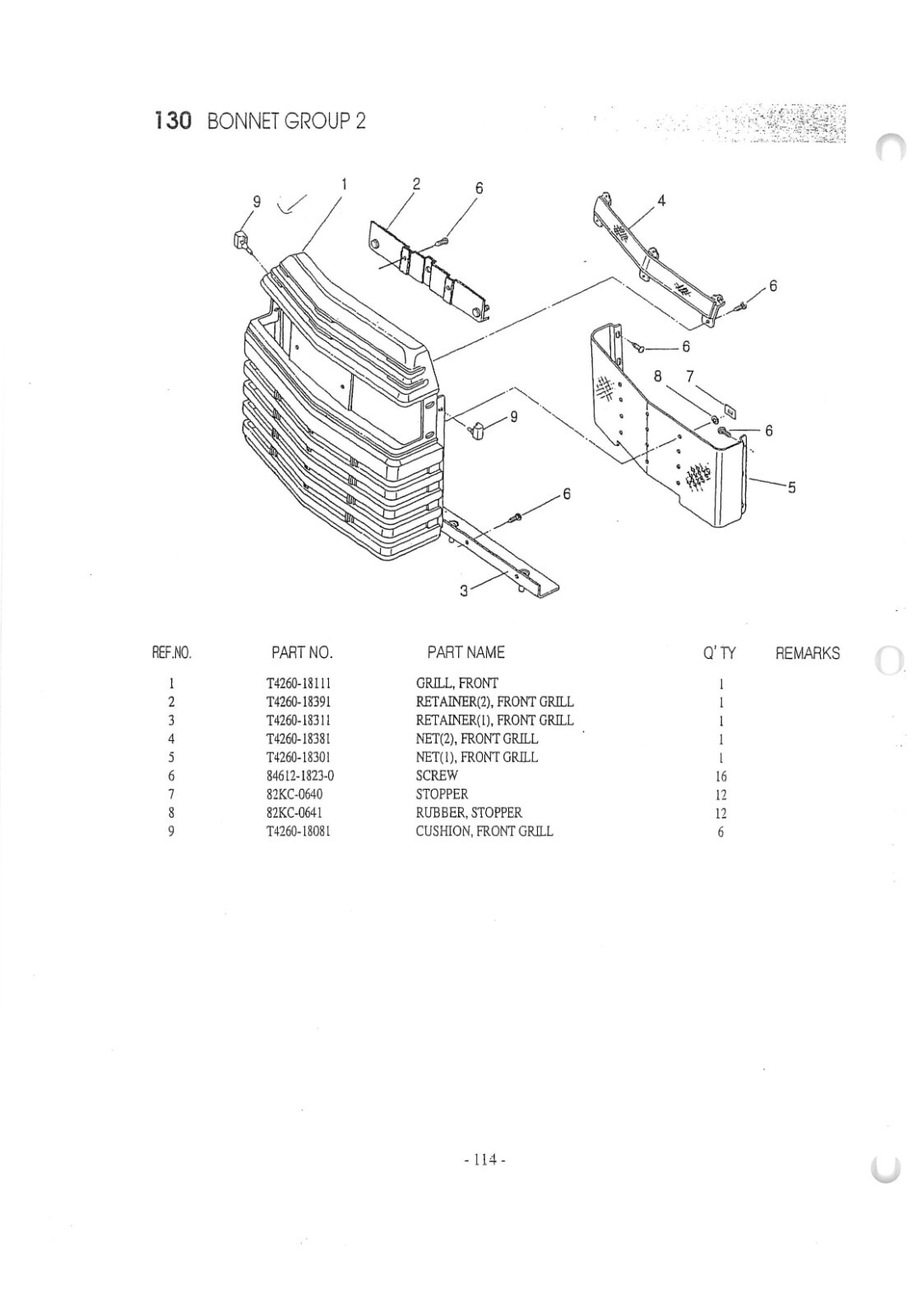 L3503-D Tractor Operators & Parts List Manual Fits Daedong Tractor L3503-D