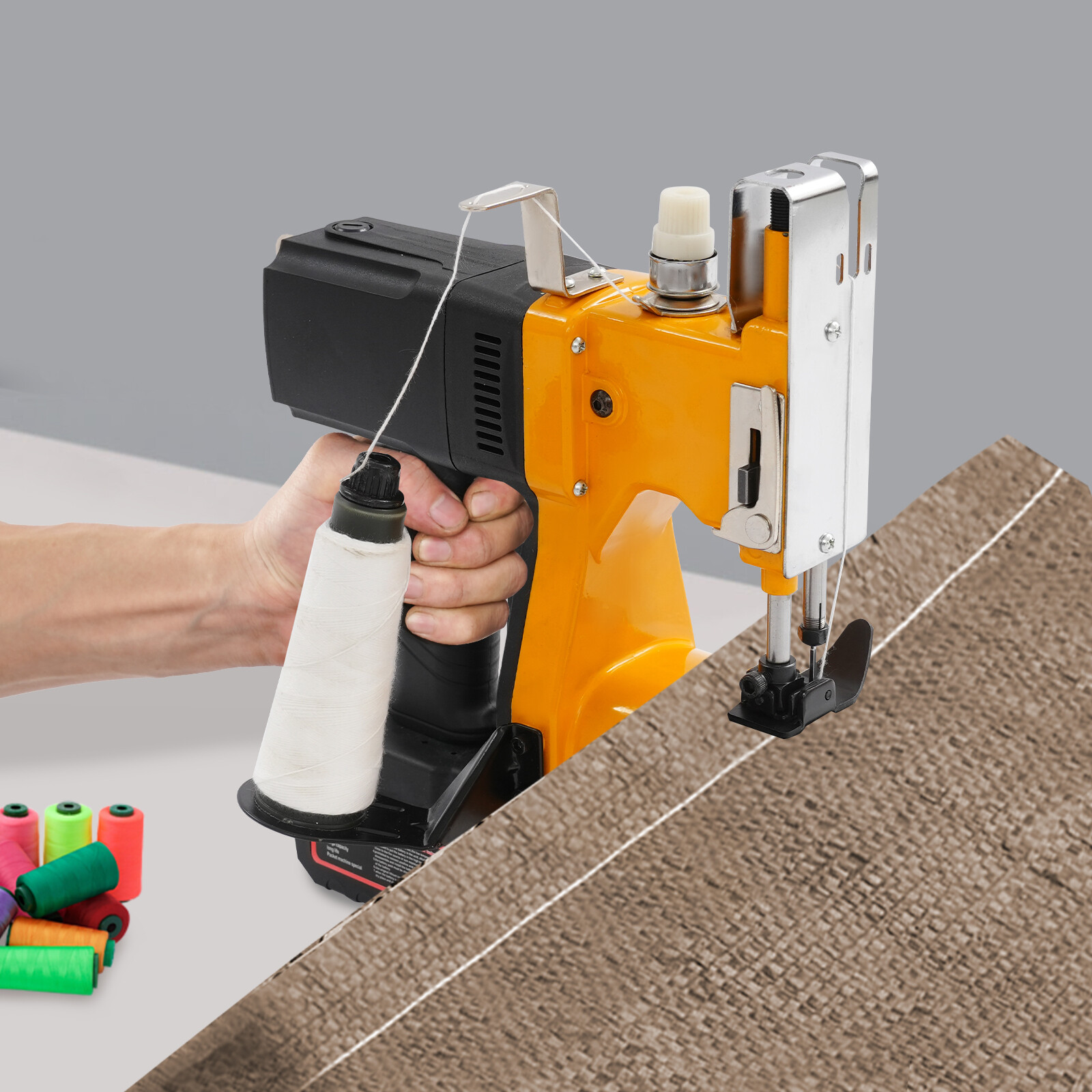 Electric Bag Stitching Closer Portable Wireless Sack Seal Sewing Machine Kit