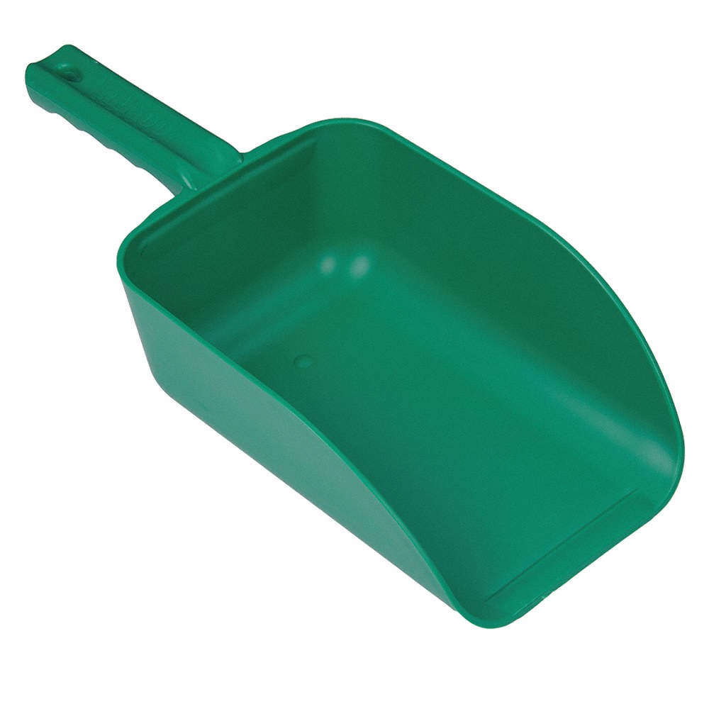 REMCO 65002 Hand Scoop,15.1 in L,Green 3UE71