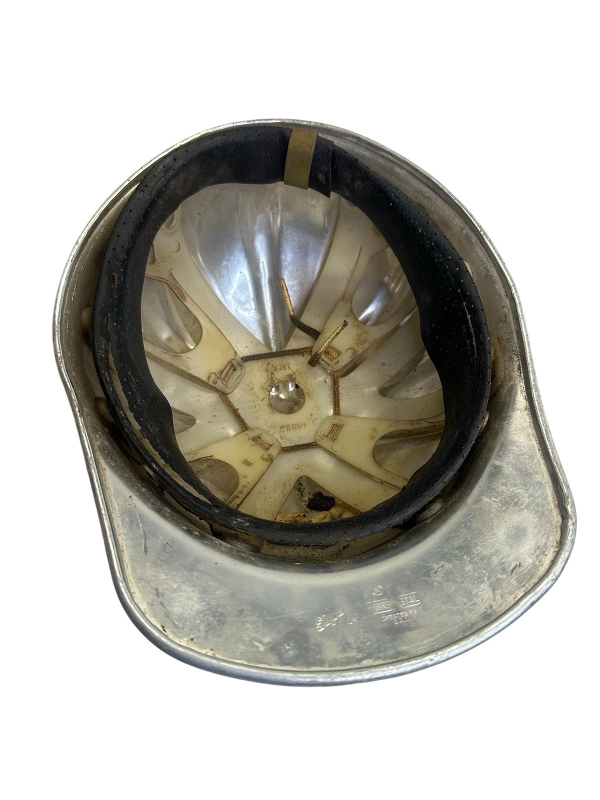 Vintage Fibre Metal Superlite Hard Hat Aluminum Safety Helmet USA