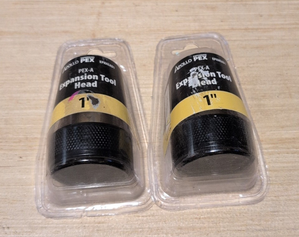 Lot of 2 New Apollo PEX-A 1″ Expansion Tool Head EPXHEAD1 Sealed.