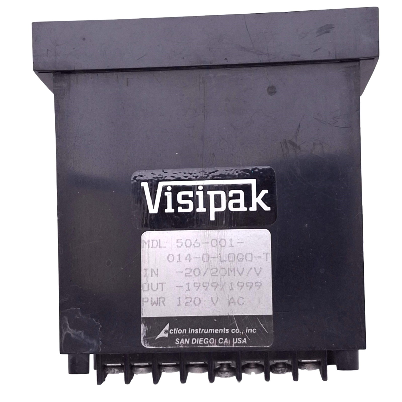 Action Instruments 506-001-014-0-LOGO-T Visipak Panel Meter, -20/20mV/V