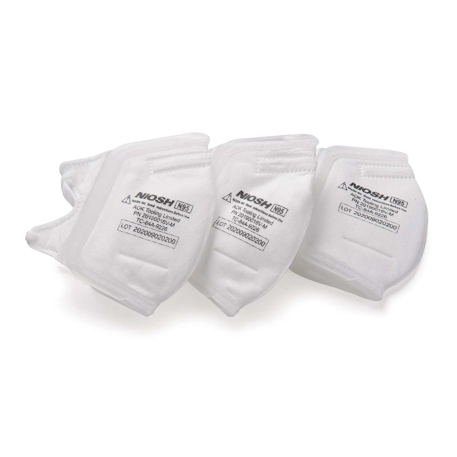 SoftSeal N95 V-Fold Valved Mask – Medium – Pack of 3