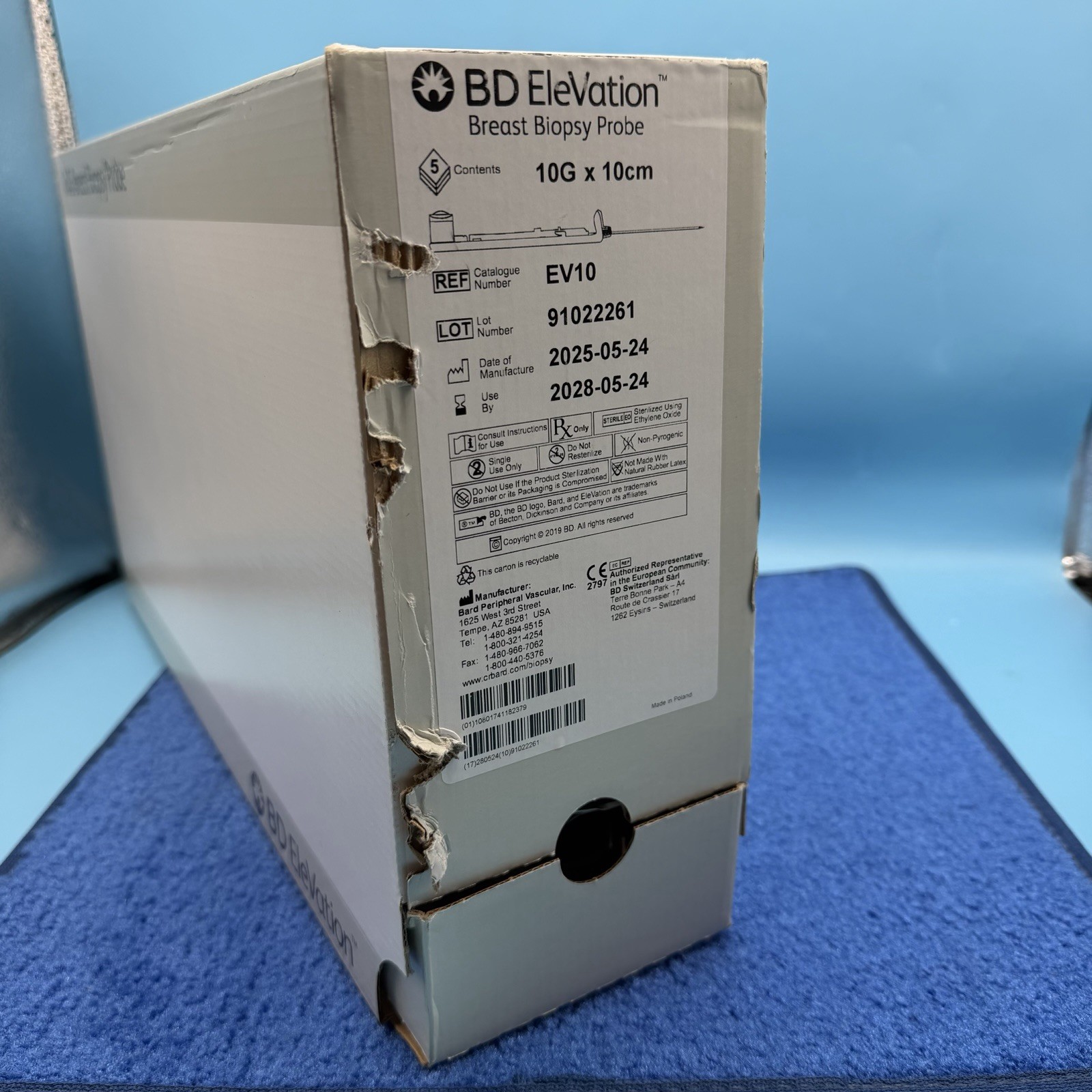5x BD EleVation Probe – 10G x 10cm – EV10 – 05/2028