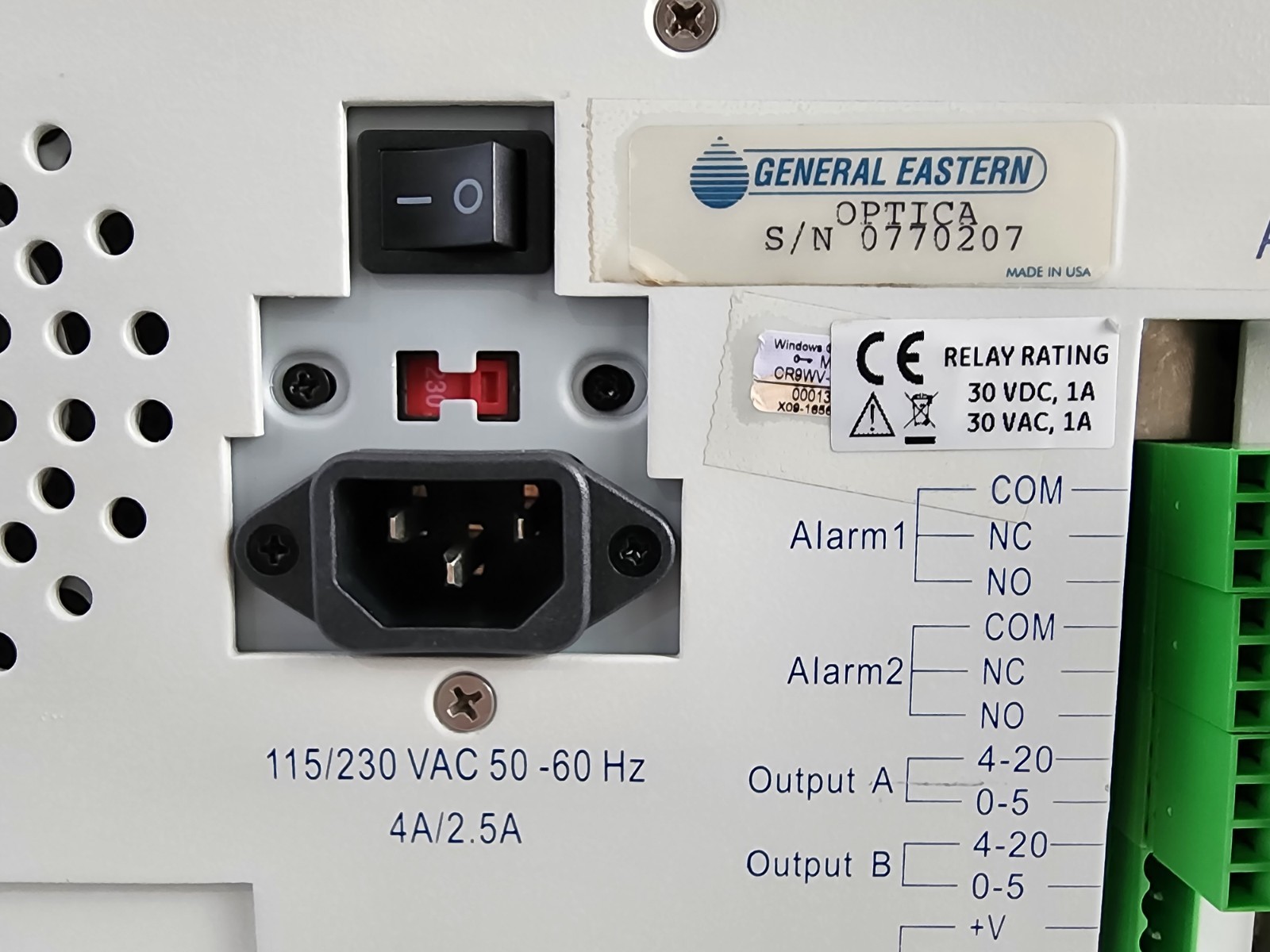 General Eastern Optica GE Sensing Dewpoint Chilled Mirror Hygrometer
