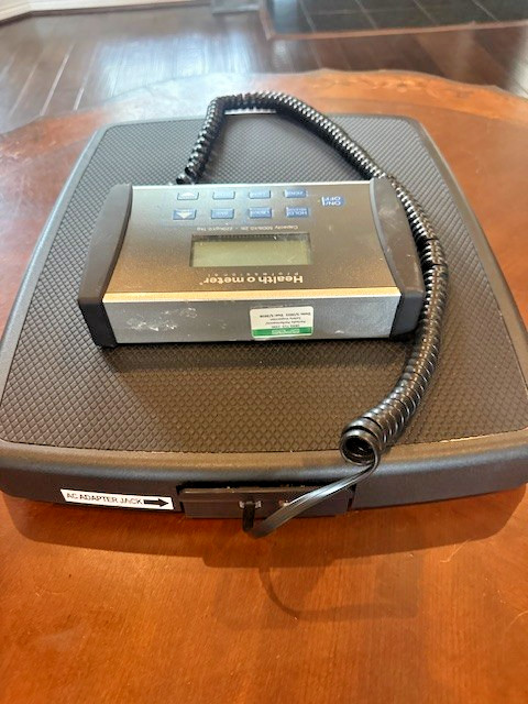 Health o meter Professional 498KL Digital Medical Scale Tested & Working No Adap