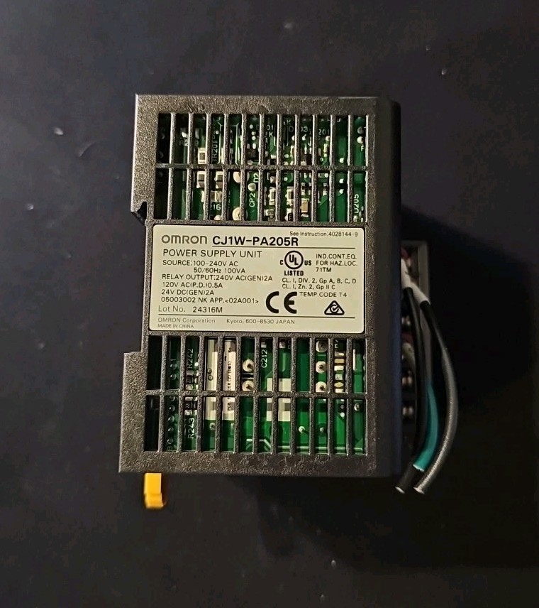 Omron CJ1W-PA205R PLC Power Supply Unit PA205R – Free Shipping