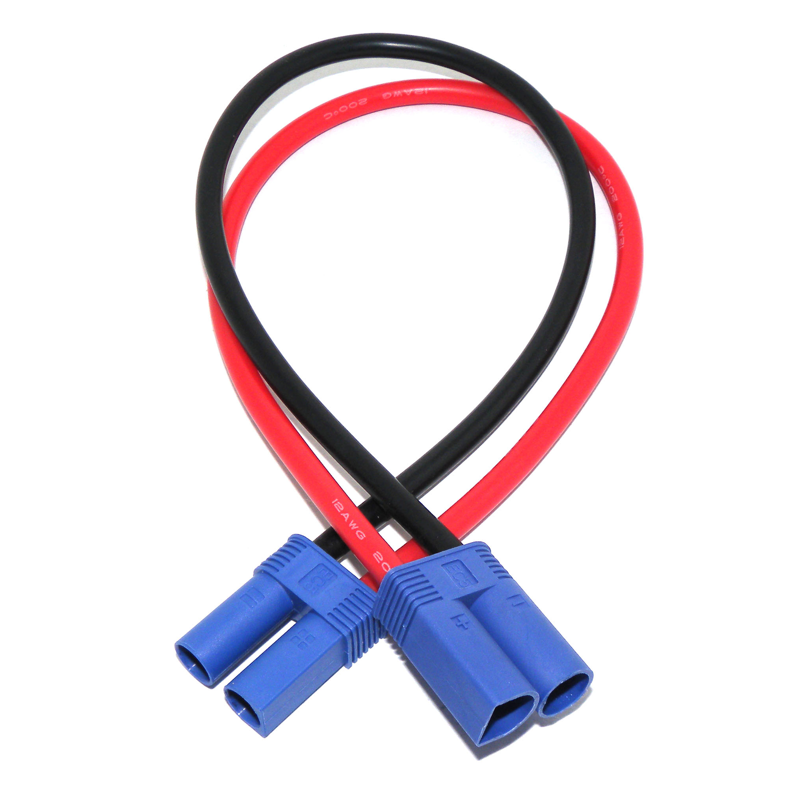 EC5 Male to Female Power Charging Extension Cable Silicone Cord 12AWG 30CM