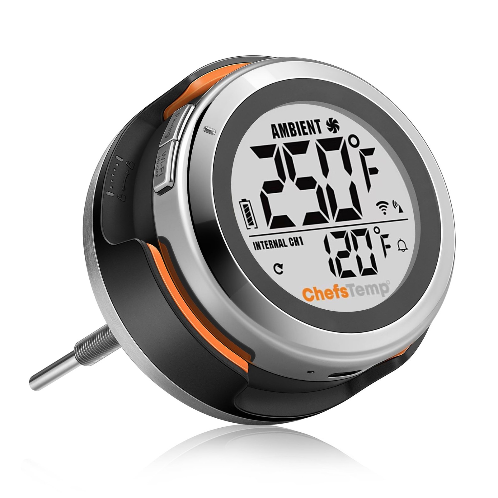 ProTemp S1 Patented Smart Grill Gauge Thermometer Hub Wi-Fi and Bluetooth for…
