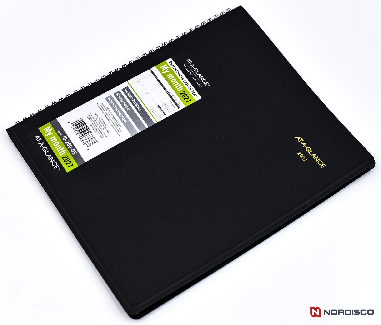 2026 At-A-Glance 70-260-05 15-Month Monthly Planner, 9 x 11″, Black Cover