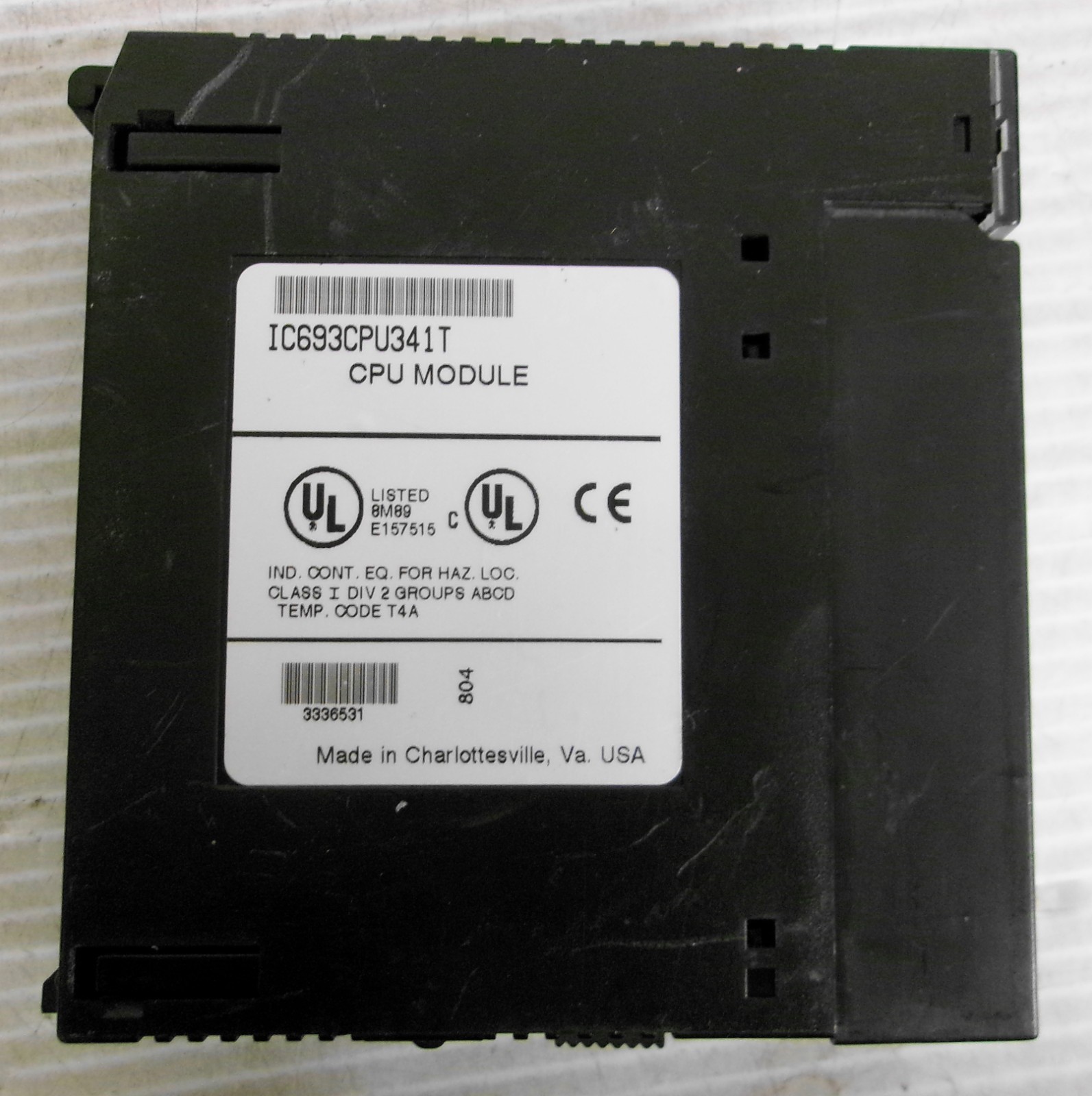 GE Fanuc IC693CPU341T CPU Module Class I