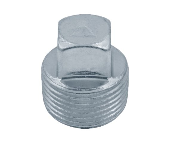 Pipe Plug 3/4 Square Head ASME B16.14 Steel ZC Triv (5 Pieces)