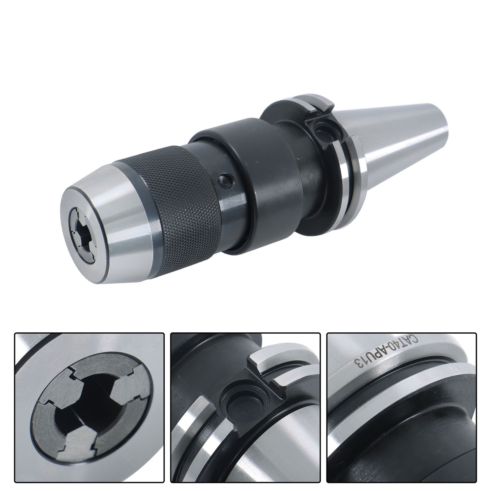 4pcs CAT40 Keyless Drill Chuck 1/2” Fits On Haas CNC Easy Great Tool Holder