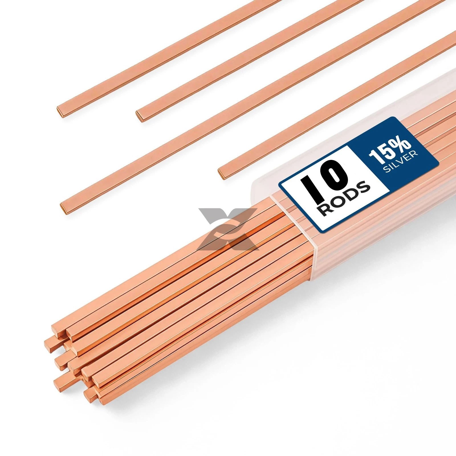 BCuP-5 15% Silver Brazing Rods 10 Pack HVAC Industrial Welding Rod