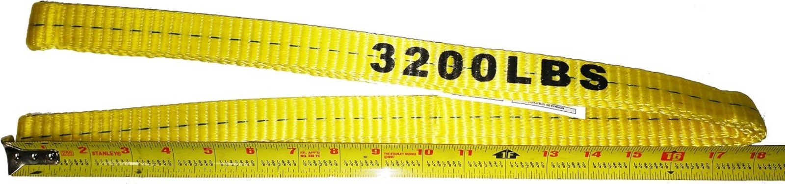 Versatile 1″ x 3′ Flat Endless Sling – 3200lbs WLL for Construction Projects
