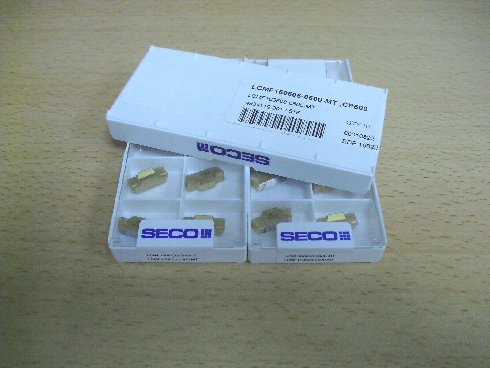 LCMF 160608-0600MT CP500 SECO INSERT **10PCS **