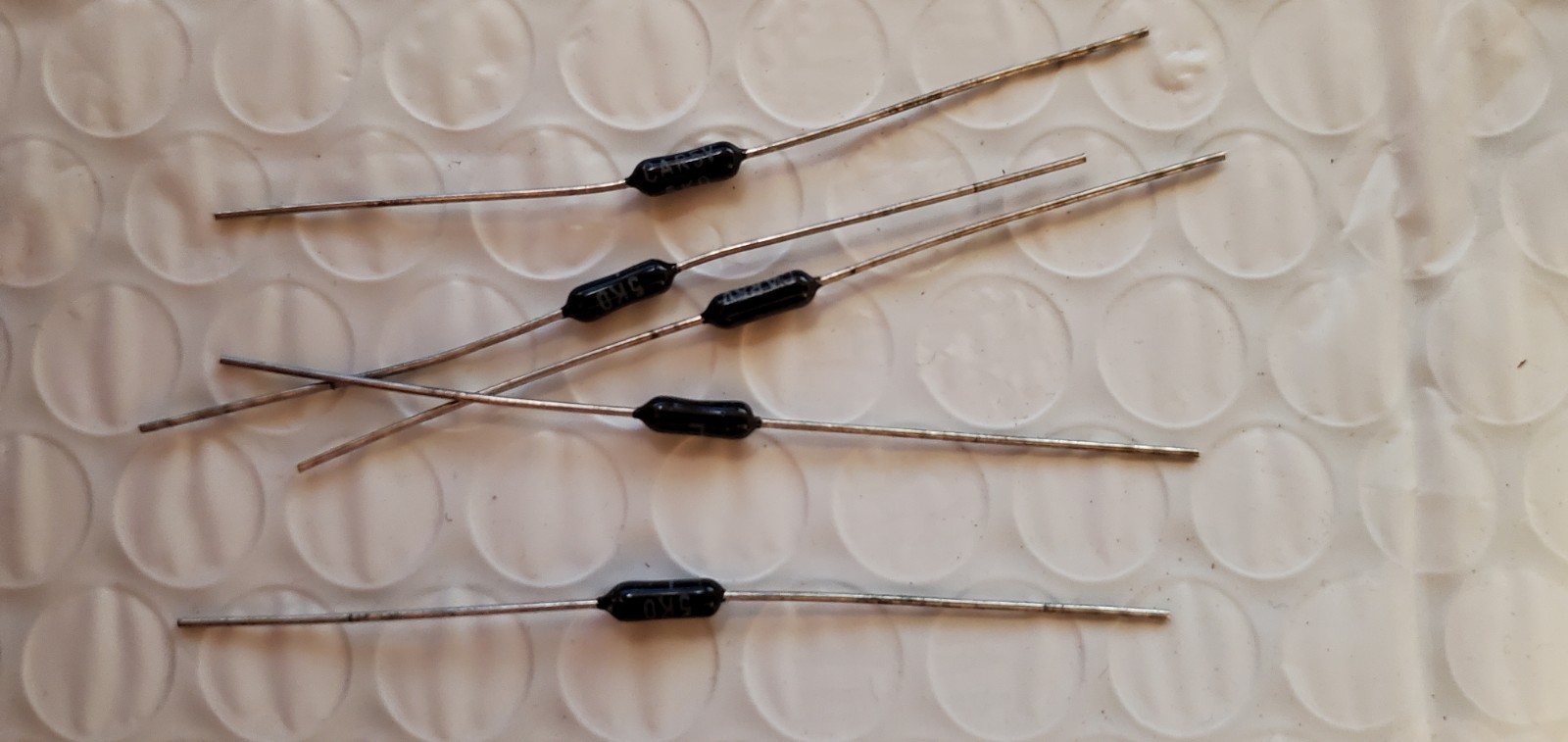 5 kOhm High Precision Resistor- 0.01% Tolerance 5PPM – 0.25W LOT OF 5
