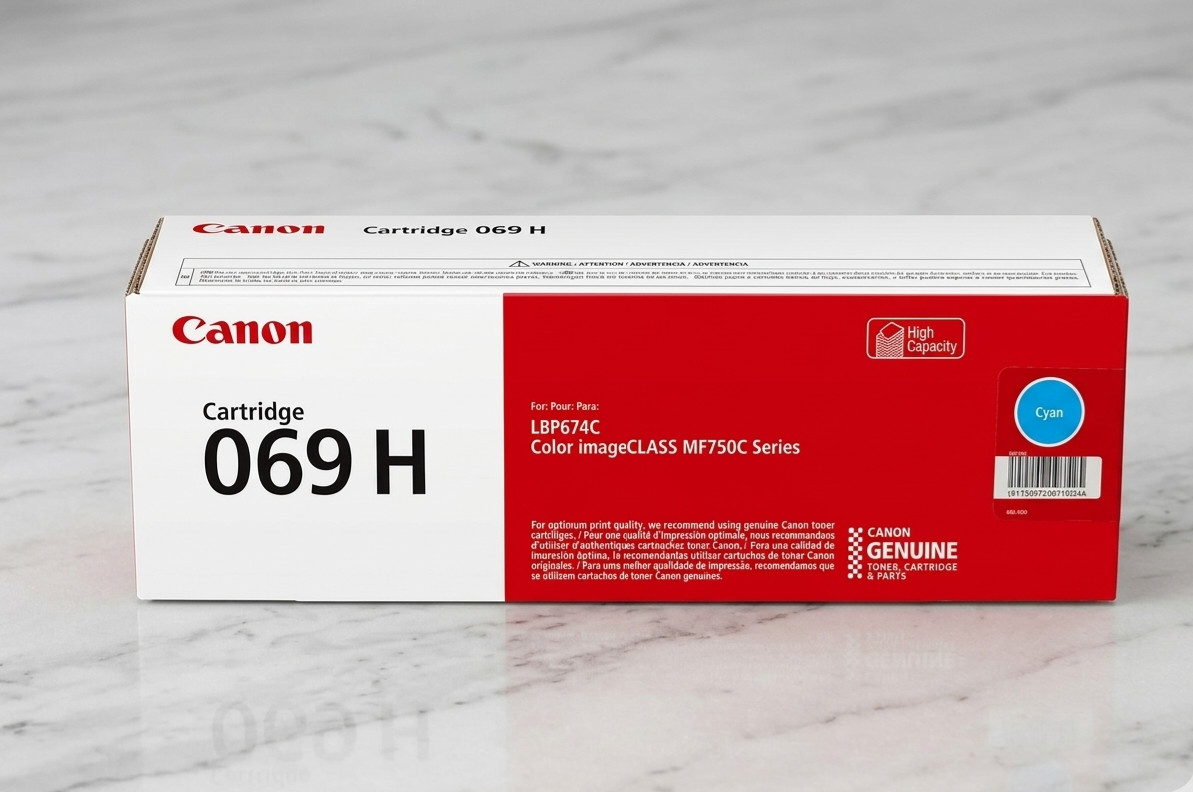 Canon 069H 3-Pack Cyan Magenta Yellow High Yield OEM Toner MF753Cdw MF751Cdw
