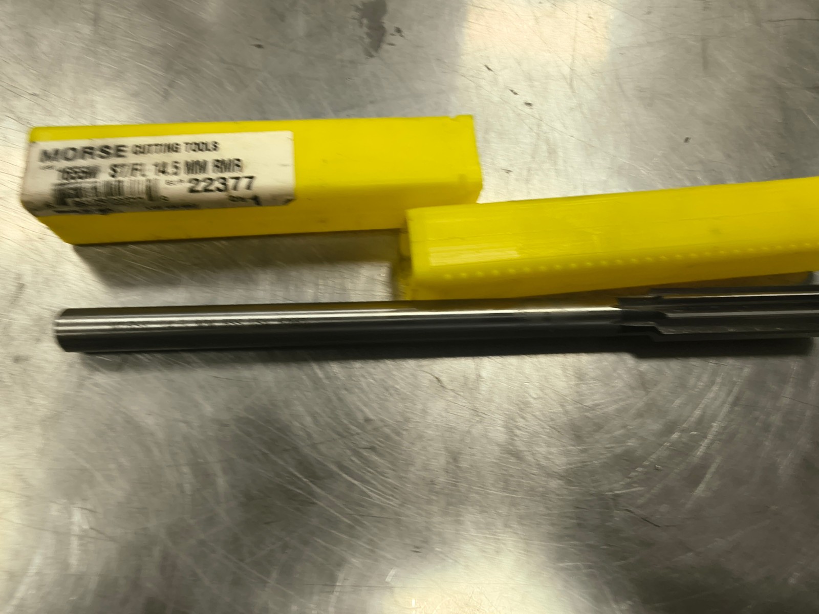 14.50MM (.5709) HIGH SPEED STR FLUTE STR SHANK CHUCKING REAMER USA