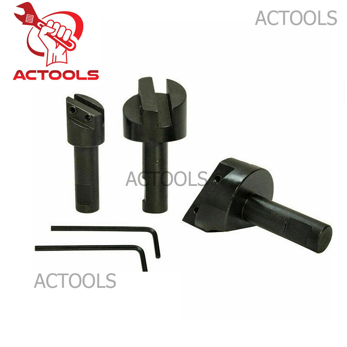 New Fly Cutter Set 1/2″ Shank 3/4» To 1-1/2»Cutting Milling Hardened Tool Bits