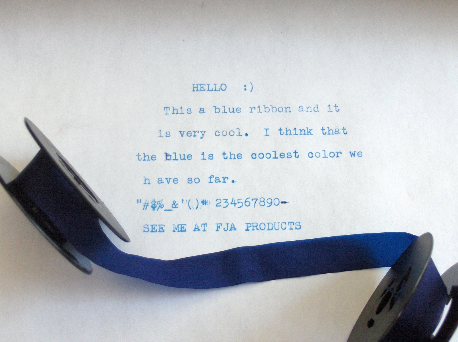Olympia SM9 Blue Ink Typewriter Ribbon + Free Shipping