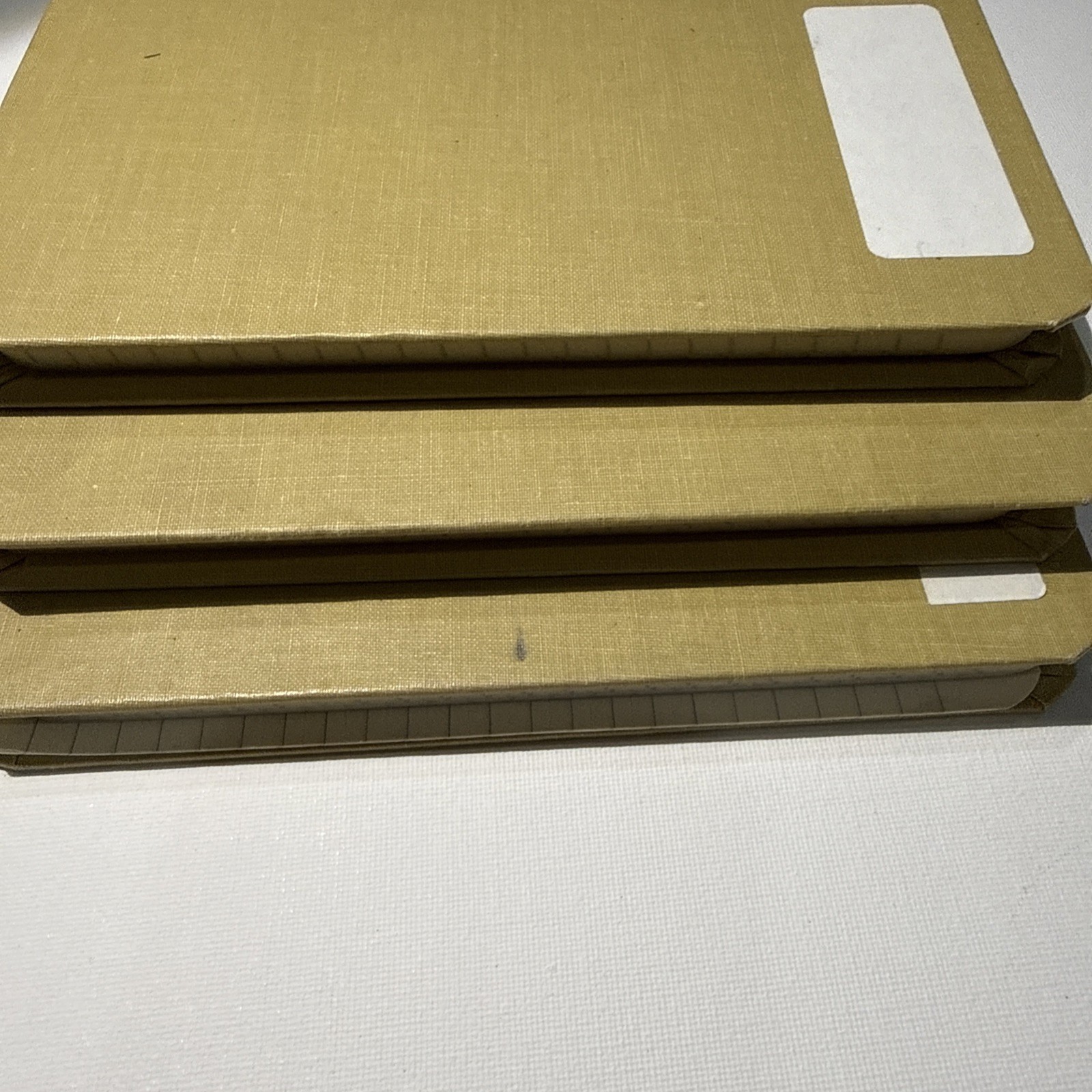 Vintage Boorum & Pease Memo Books No. 6558 Set Of 3 Notebook 7×4.5 Inch Tan