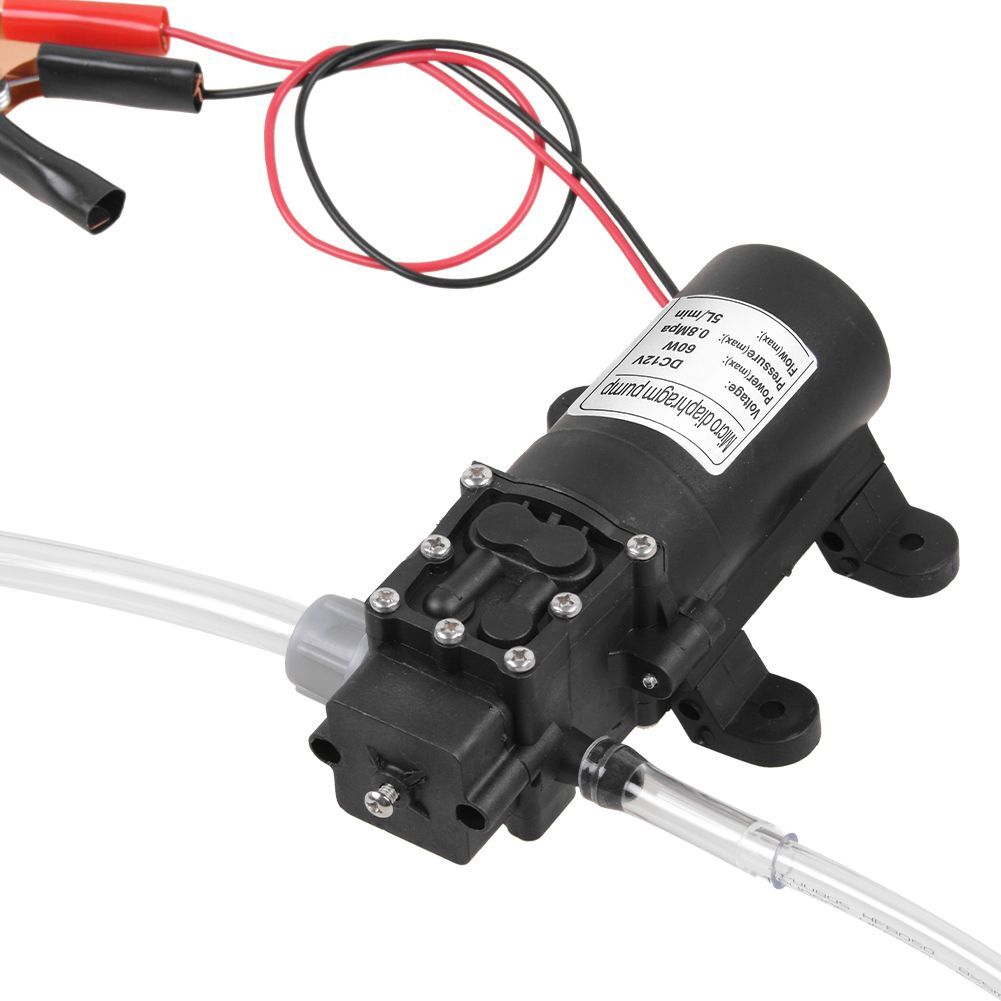 Electric Transfer Pump Extractor 12V 60W Oil Gas Gasoline Kerosene Car Tractor