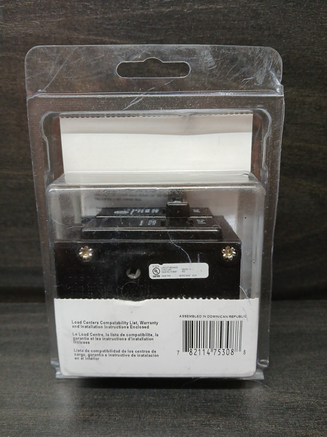 Eaton Cutler-Hammer 40 amps Plug In 2-Pole Circuit Breaker CL240CS