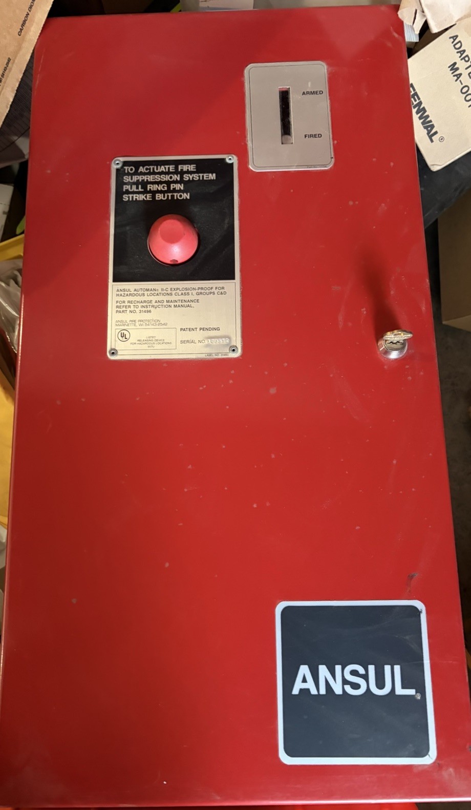 Ansul Automan II-C (Manual P/N- 31496) Explosion Proof Hazardous Loc. Class I