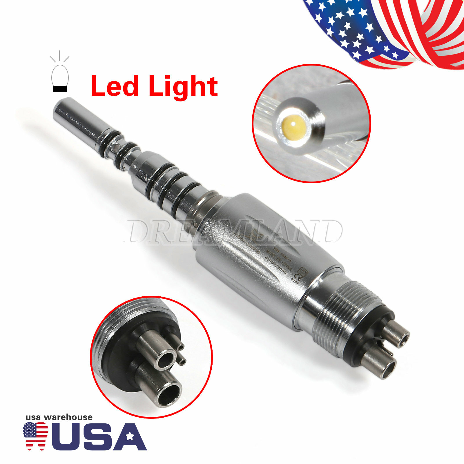 KaVo Style Dental Fiber Optic LED Handpiece High Speed / 4h/6h LED Quick Coupler