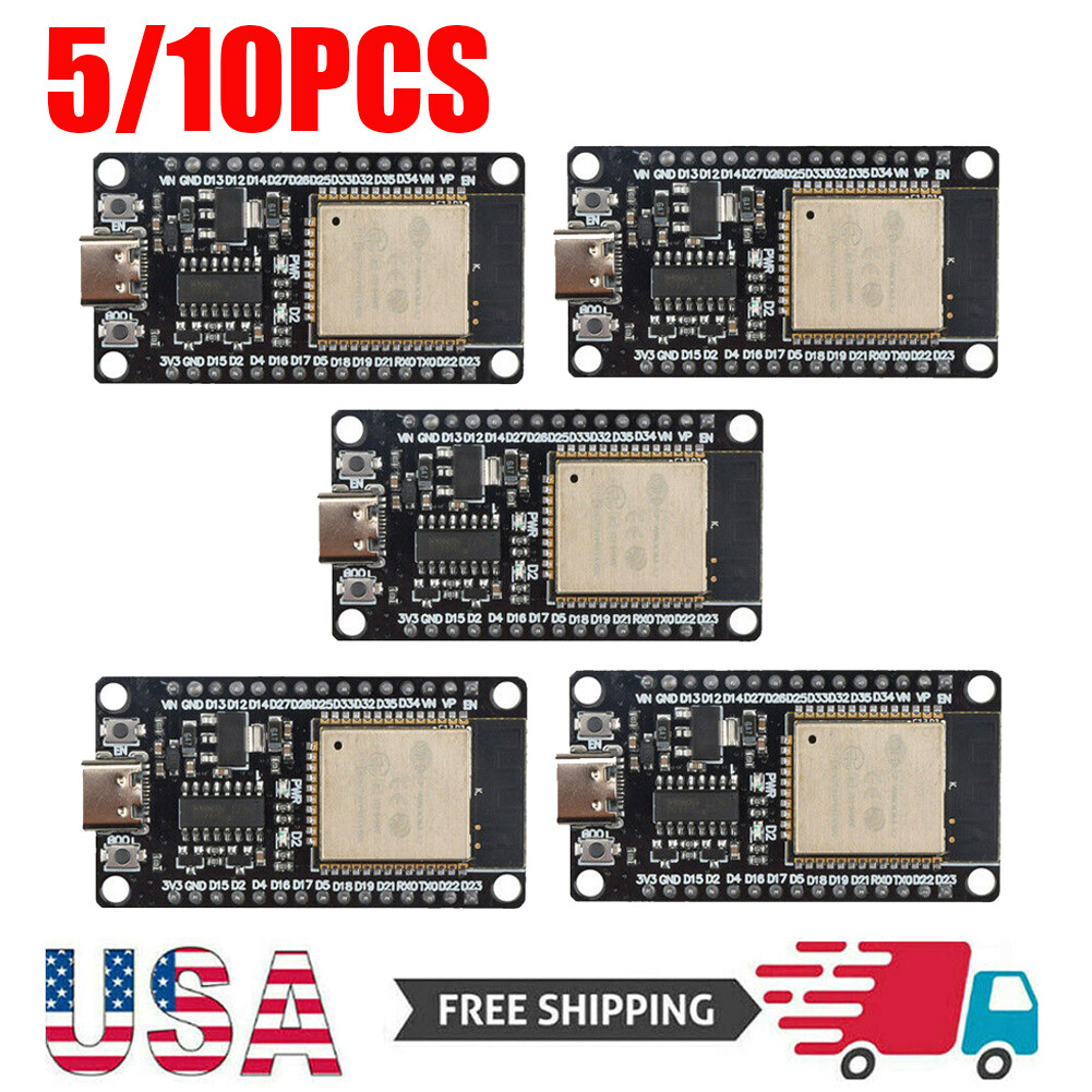 ESP32 CH340C Development board Wifi+Bluetooth Ultra Low Power core Type-C Lot US