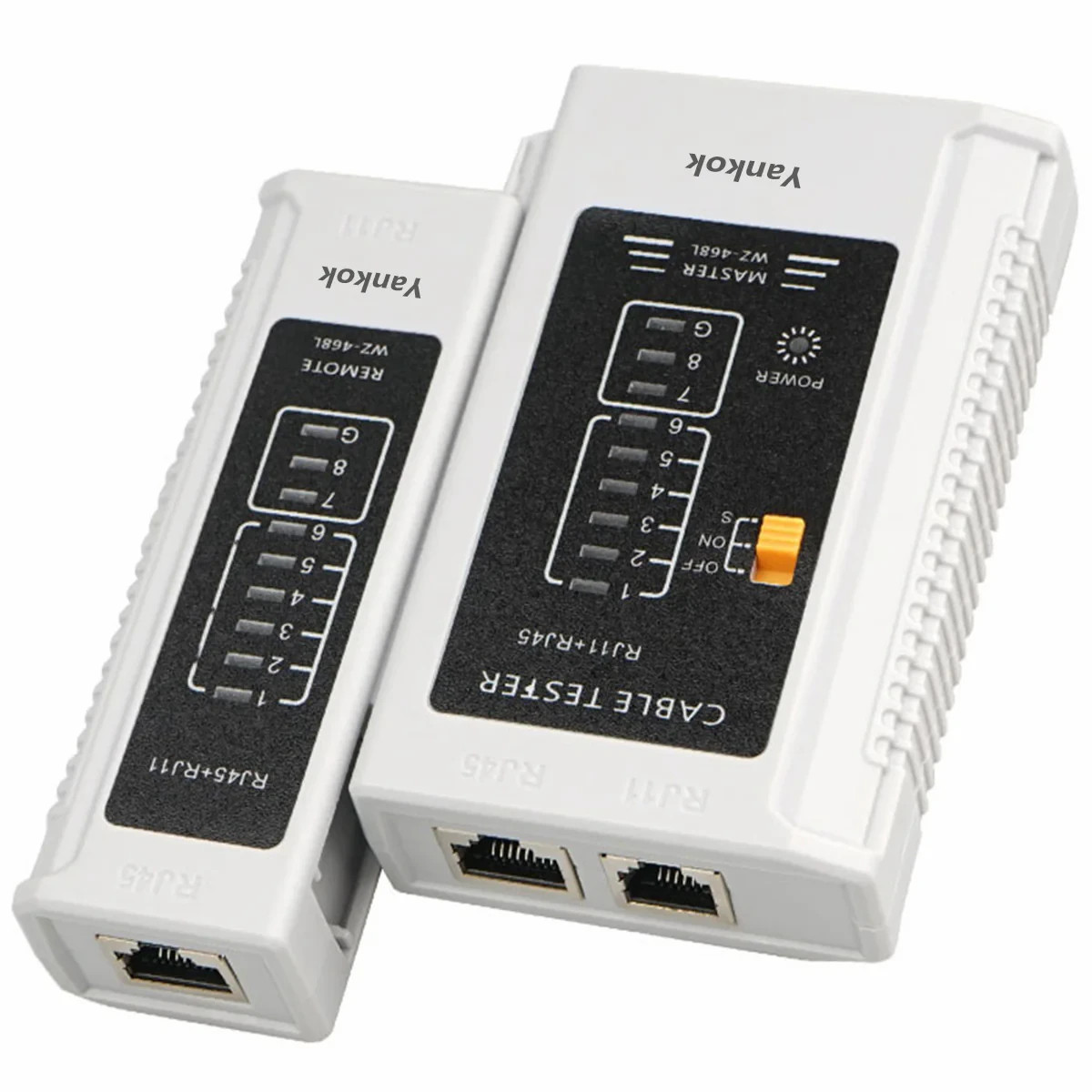Network Cable Tester Test Tool RJ45 RJ11 RJ12 CAT5 CAT6 UTP USB LAN Wire White