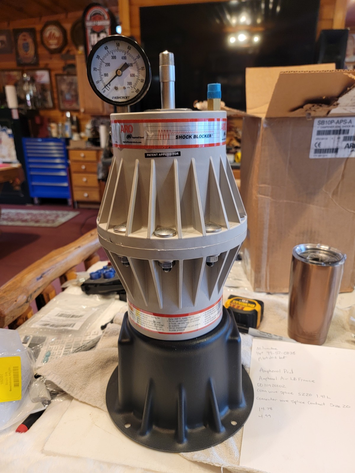 Aro Sb10p-Aps-A Pulsation Dampener