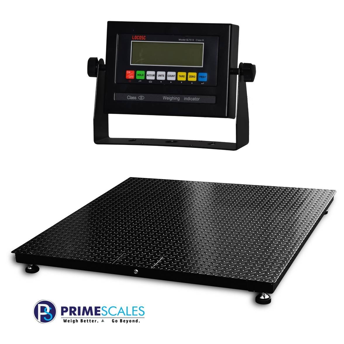 Prime Scales 10000 lb Floor Scale 5’x5′ Legal for Trade NTEP 60″x60″ Platform