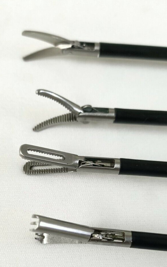 4pc Laparoscopic Grasping Forceps 5mmx330mm Laparoscopy Surgical Instruments