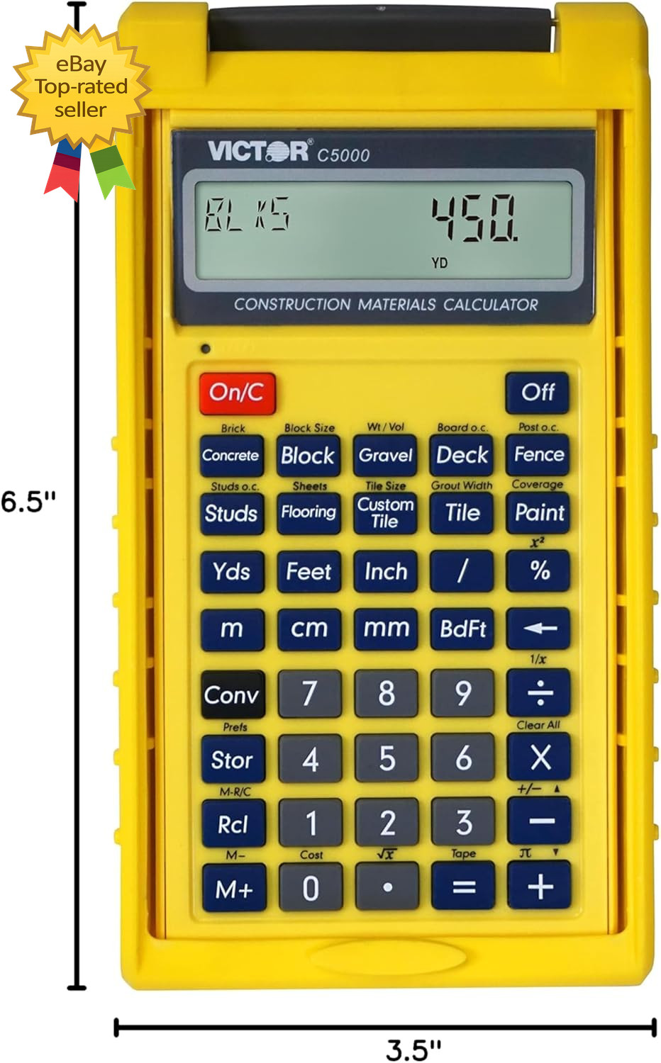 Construction Materials Calculator with Protective Case