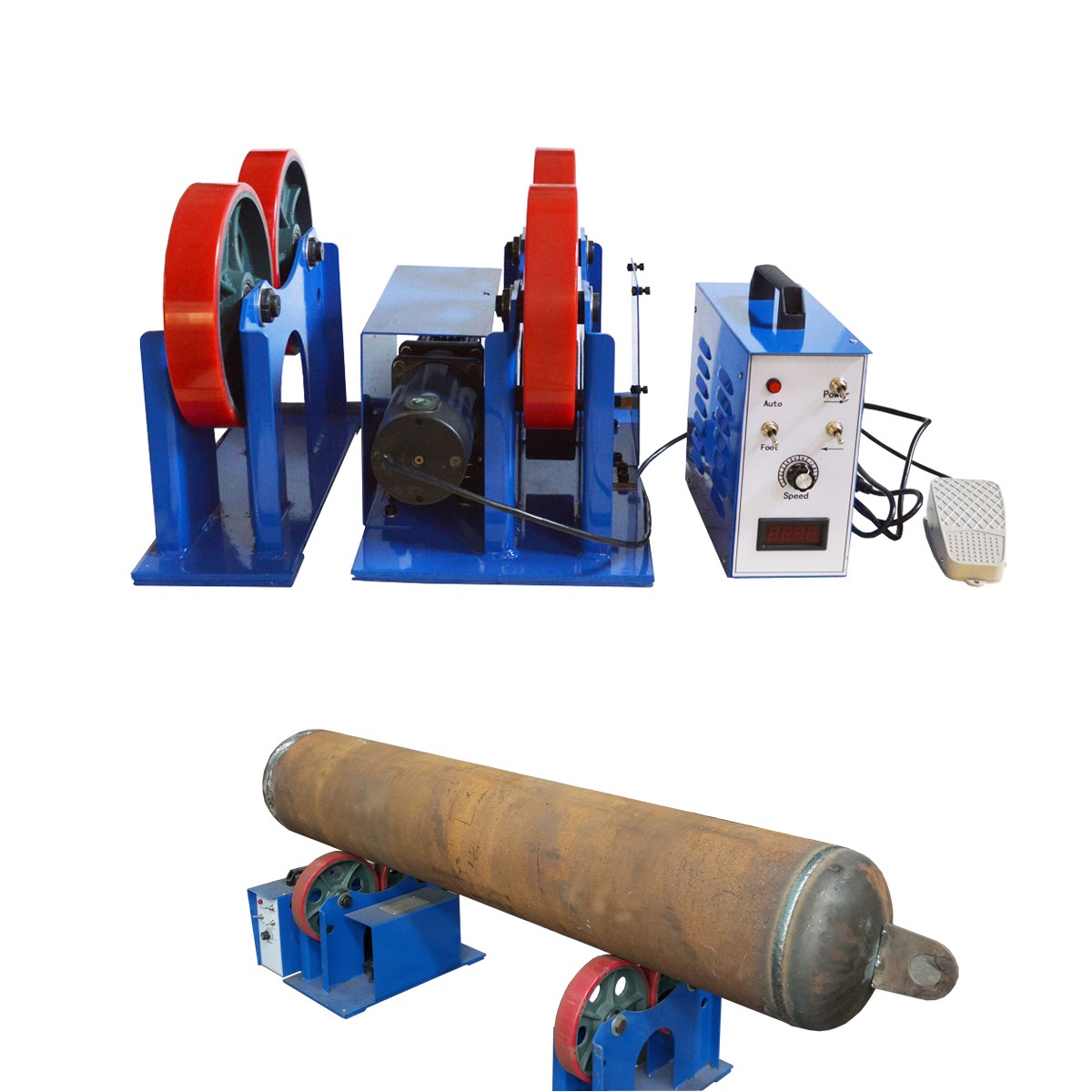 Welding Turning Roll Weld Positioner 2200 LBS Welding Support Welder Rotator New