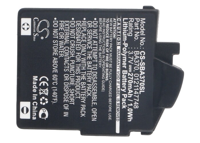 Battery For Sennheiser PXC 310,PXC 310 BT, MM 400,MM 450,PX 210 BT,PX 310 BT