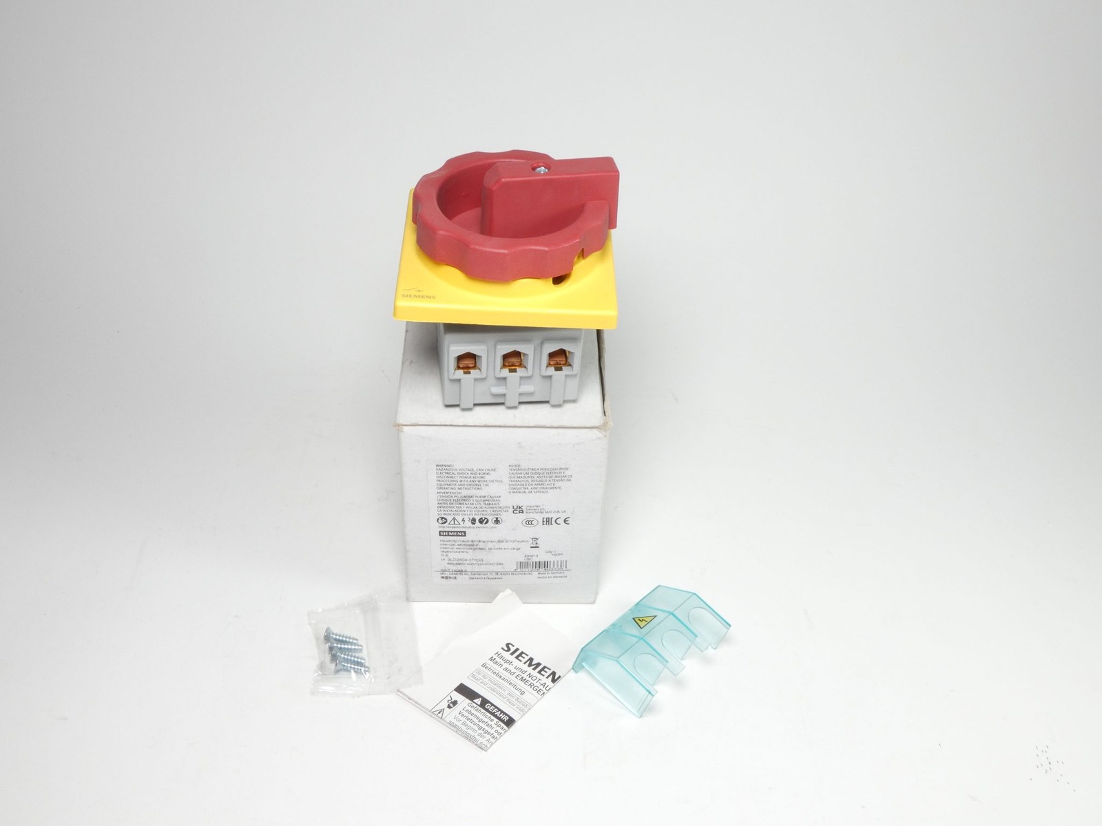 Siemens 3LD2504-0TK53 Switch Disconnector 3P 63A 400V 22kW – NEW Surplus!