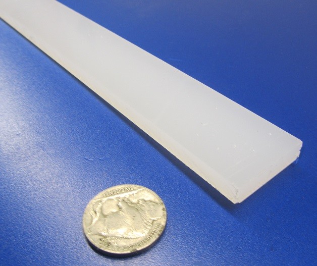 Polypropylene Bar 1/4″ (.250″) Thick x 1.0″ Wide x 48″ Long, 8 pcs, 32 feet