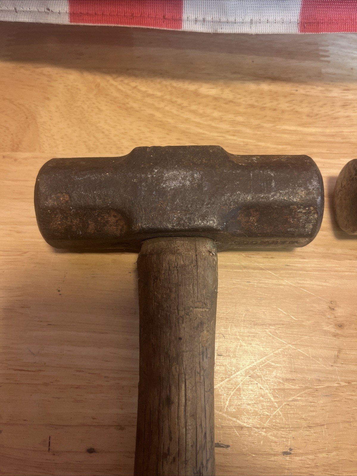 USED 3 Mechanics Hammers: 40oz Mini Sledge, 24oz Ball Peen, 20oz Non Marring