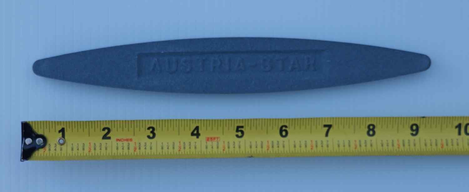 Austria Star Scythe sharpening Stone- Tools and More – Made In 9, Gray