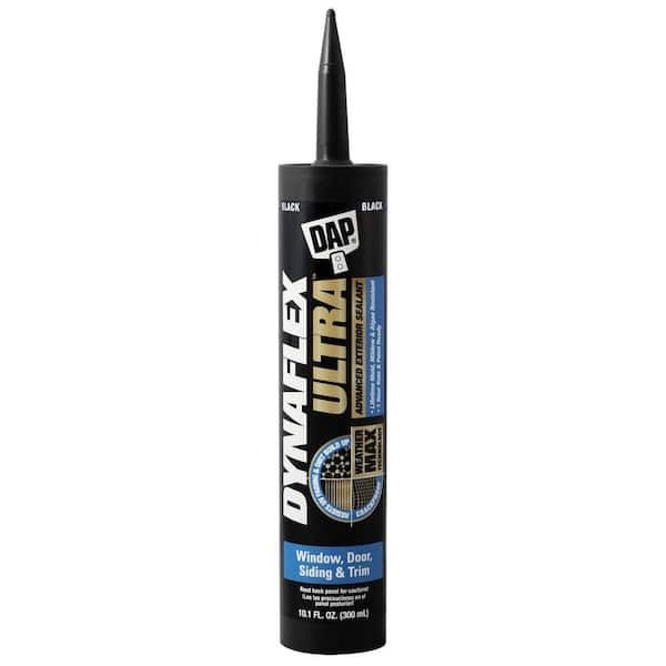 DYNAFLEX ULTRA 10.1 oz. Black Exterior Sealant for Windows, Doors, and Siding