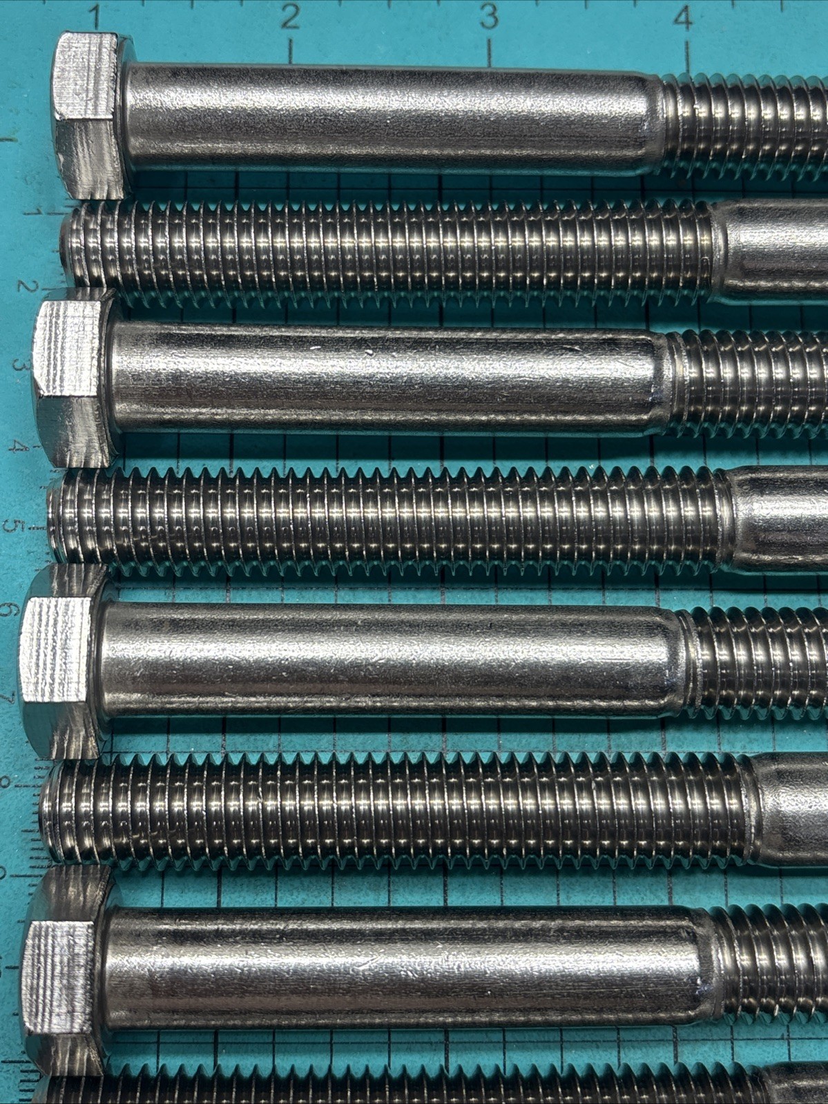 12- 1/2-13 X 5 1/2” Hex Head Cap Screw, 18-8 Stainless Steel, Partial Thread