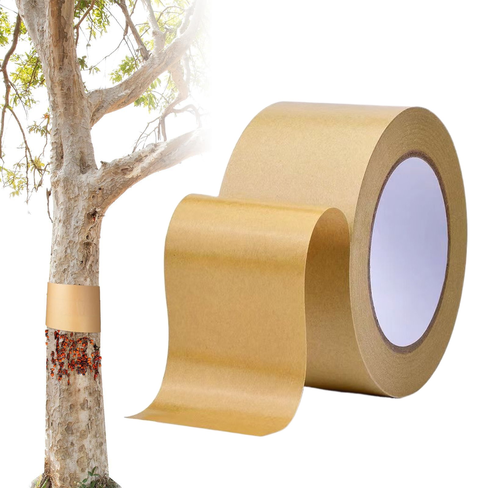Tree Barrier Tape 164 Ft Cicada Tree Wrap Protection Tape Tree Tape Roll