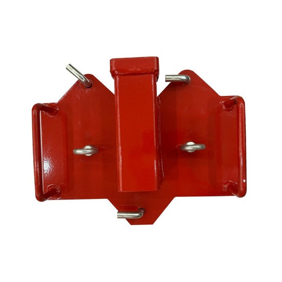 2″ Dual Forklift Hitch Receiver Aadpter 14.04*10.92*5.38 in C”2.11 in